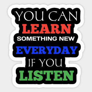 You Can learn funny Sticker